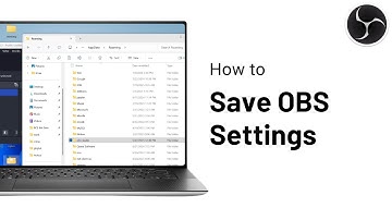 How To Save OBS Settings (Backup To New Computer)