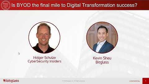 SASEDay 2021 - Is BYOD the Final Mile to Digital Transformation Success?