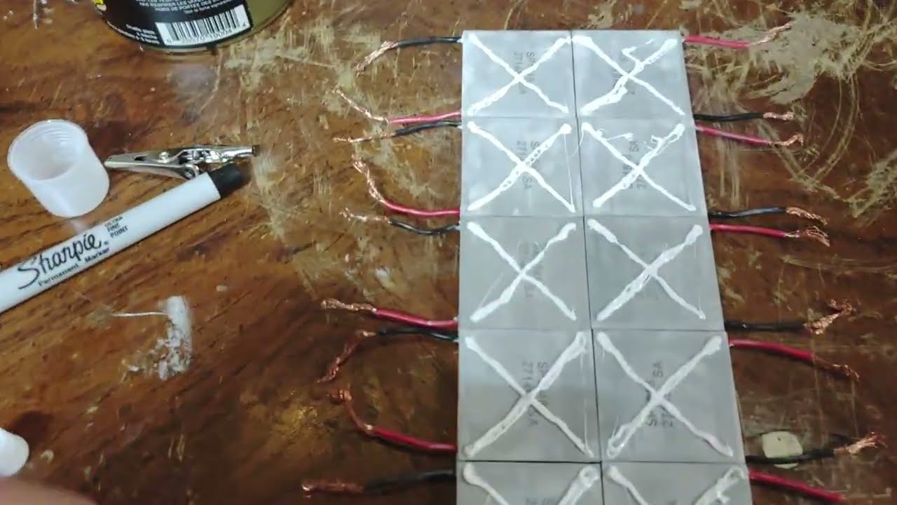 Solar Thermal Electric Generator Test #1 without heat sink