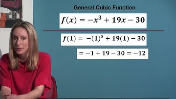 VCE Methods - General Cubic Function