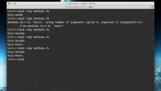 Curso básico de Ruby - 8. Funciones