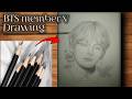 How to draw BTS member V | V drawing kaise banaye 💜