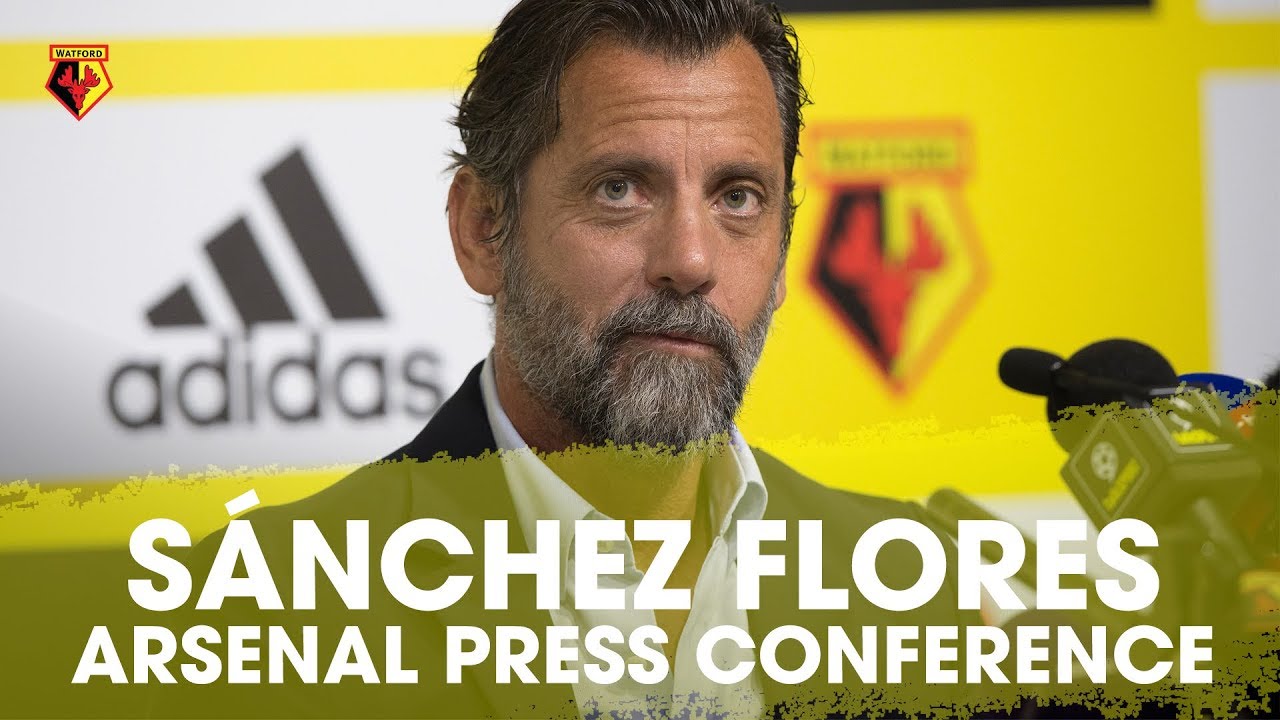HOW WILL WATFORD LINE-UP AGAINST ARSENAL? 🤔 | QUIQUE SÁNCHEZ FLORES' FIRST PRESS CONFERENCE watford fc stadium