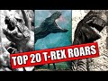 20 Best T-Rex Roars 1933-2018 || Evolution