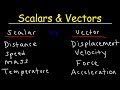 Scalars and Vectors