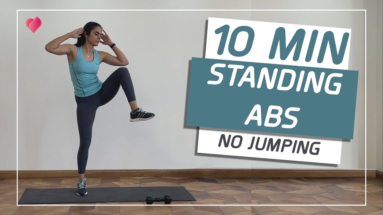 10 MIN STANDING ABS - No jumping | Beginner-Friendly Home Workout - YouTube