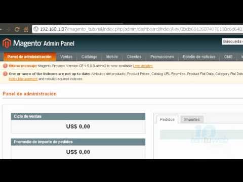 Magento: Selección de idiomas | Vídeo Tutorial en Español