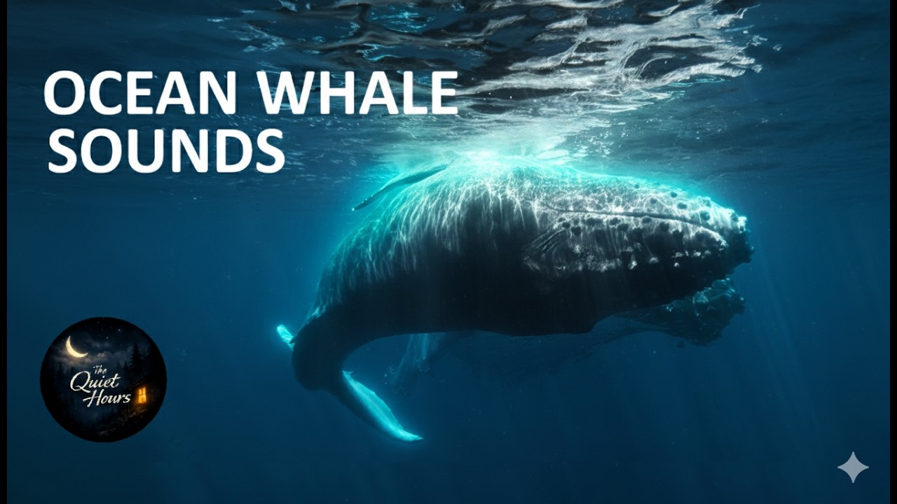 Whale Song Ocean Sounds (2 Hours) | No Music for Sleep, Focus & Relaxation | The Quiet Hours