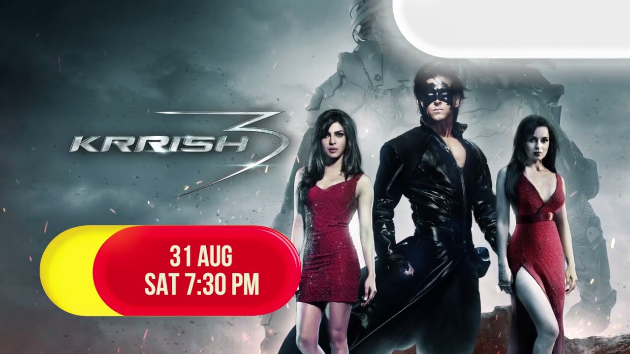 Krrish 3 | 31st August, Sat, 7.30 pm | Promo | &pictures
