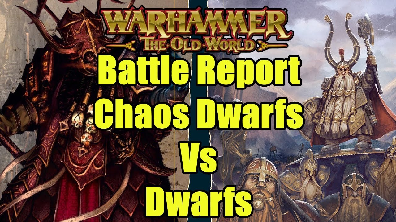 Chaos Dwarfs Vs Dwarf Mountain Holds - Battle Report - Warhammer The ...