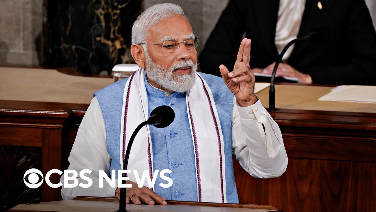 Indian Prime Minister Narendra Modi addresses US Congress  full video