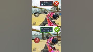 ✅ Best Pro Secret ADS FOV Curve Settings in CODM BR 🔥💯 Codmobile Tips and Tricks #shorts #codmbr