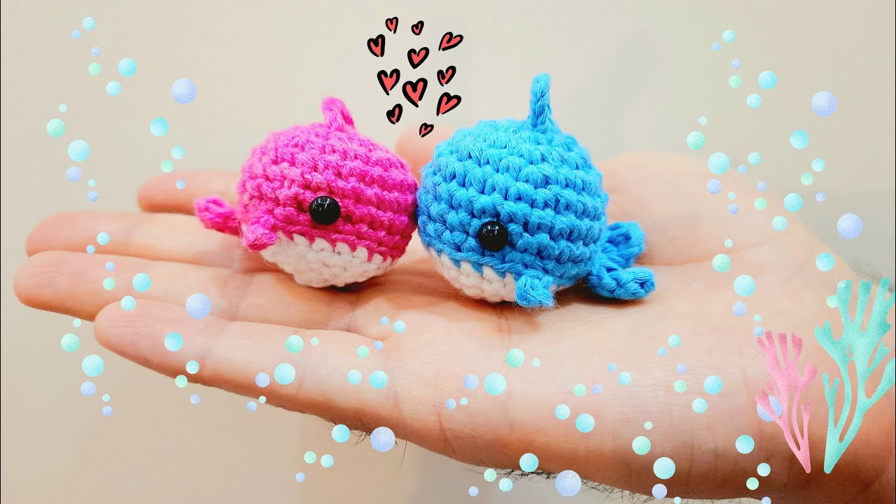 AMİGURUMİ ÖRGÜ BALİNA ANAHTARLIK1| TIĞ İŞİ |OYUNCAK ANAHTARLIK|HOW TO MAKE AMIGURUMI WHALE KEYCHAIN1