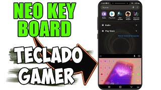TECLADO GAMER DE COLORES NEÓN PARA ANDROID GRATIS | MEJOR TECLADO PARA ANDROID 2020 screenshot 4