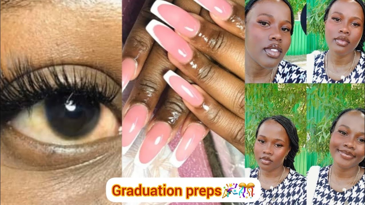 Graduation Preparations👩🏿‍🎓| The wait is finally over!🥳🎊🎉| Lashes ...
