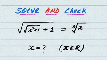 Math Olympiad | Solve the Radical Equation with Cube and Square Roots |VIJAY Maths 
