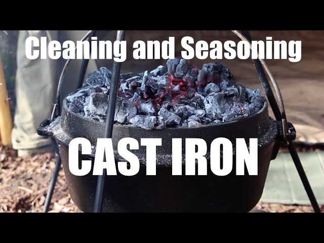 How to clean & season a cast iron Dutch Oven – Kana