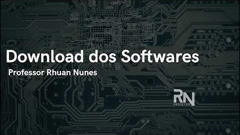 Download do Softwares - SimulIDE e KiCAD