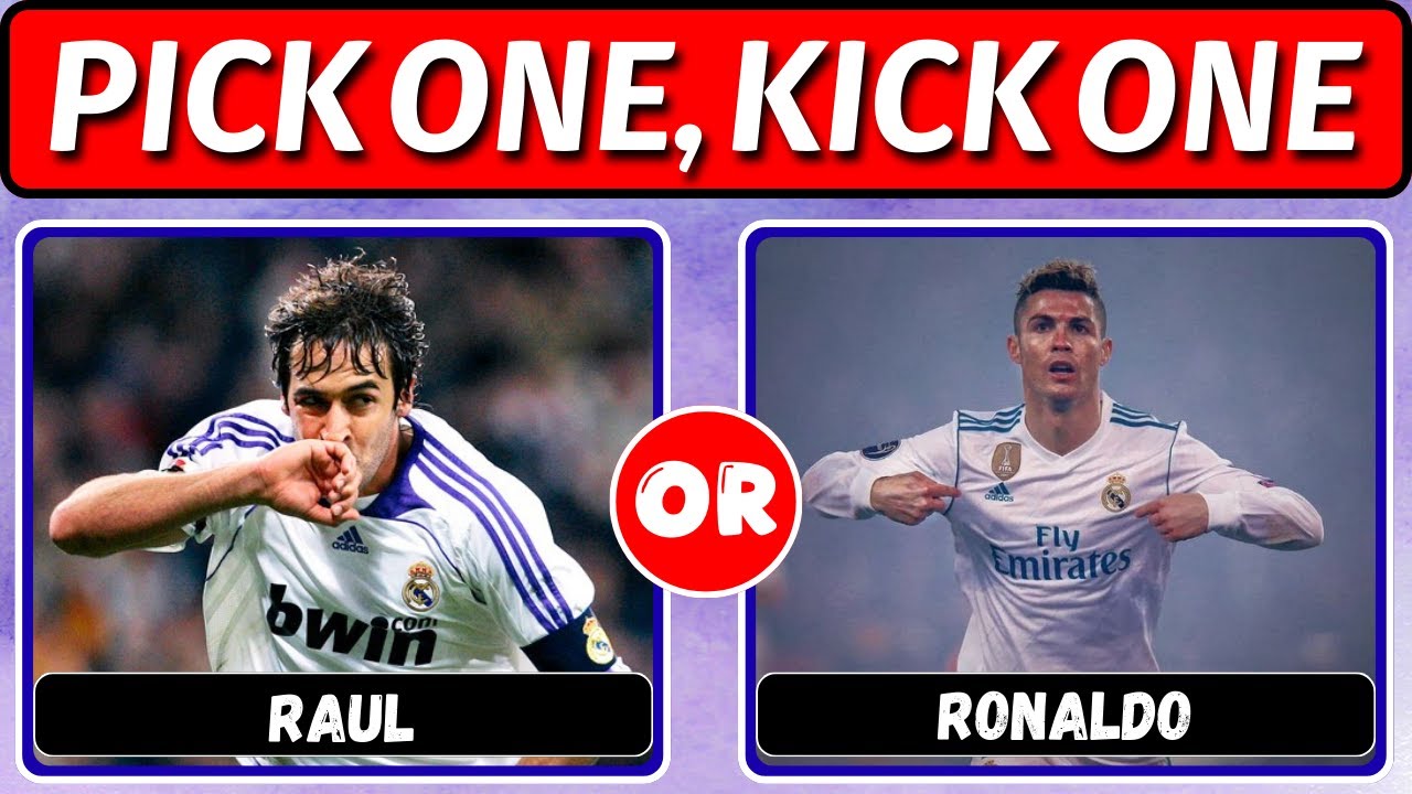 Hardest Choice Ever? Real Madrid Pick One Kick One 😱⚽