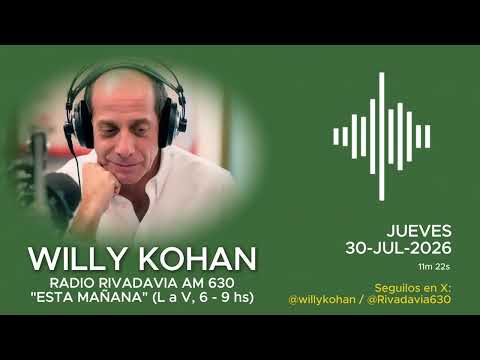 Miniatura del video: Resumen del interesante comentario de Willy Kohan en Rivadavia 630 (“Está Mañana”)