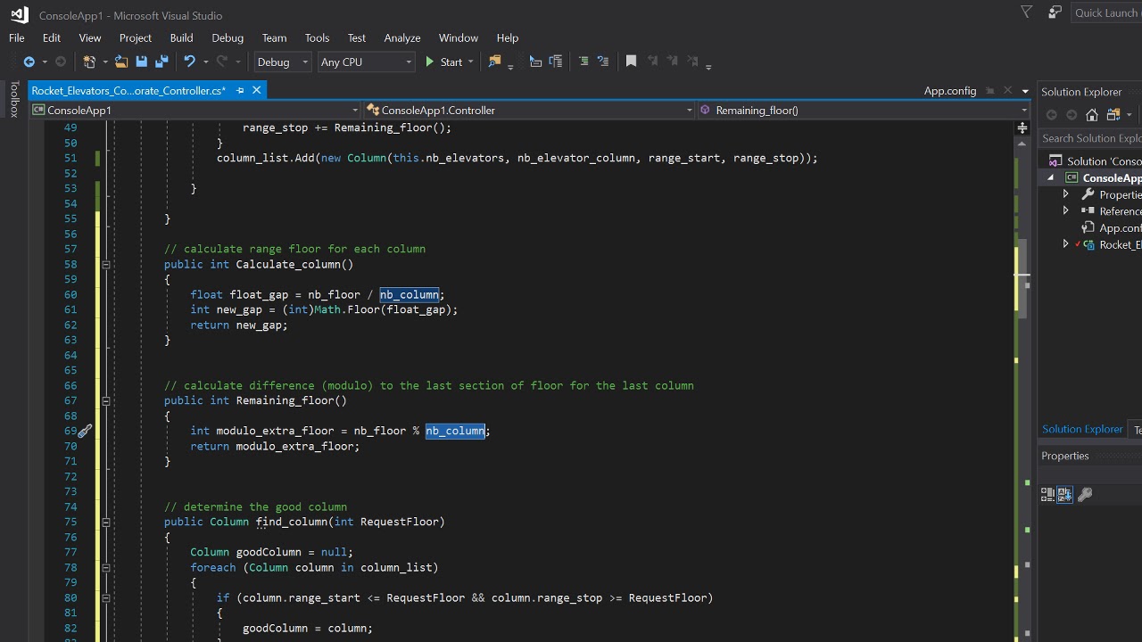 project algo csharp codeboxx part 1