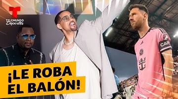 Lionel Messi sorprende a Will Smith en un video | Telemundo Deportes