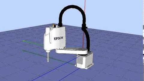 Epson RC+ Simulator.  Scara /L  /R Example