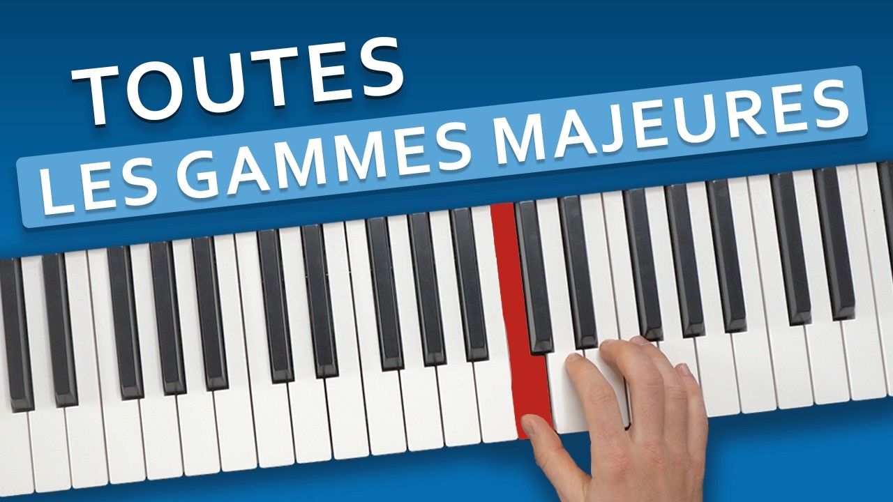 La façon la plus simple d’apprendre les gammes au piano