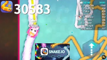 Snake Game | Snake.io Score upto 30000 Points | Most Tasty and Delicious Snake in Snake.io #Gameplay