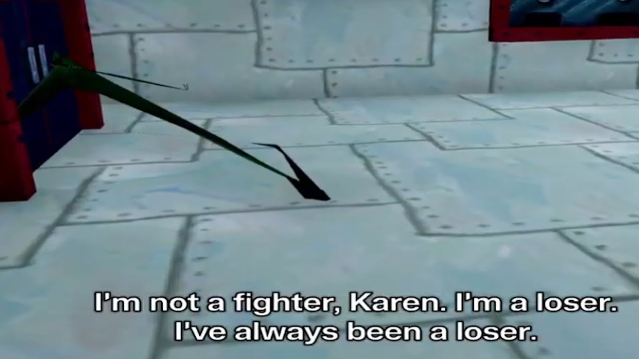 Karen and Plankton become almost microscopic