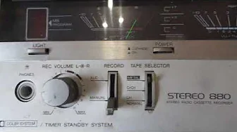 1980 Aiwa 880 Boombox Ghettoblaster