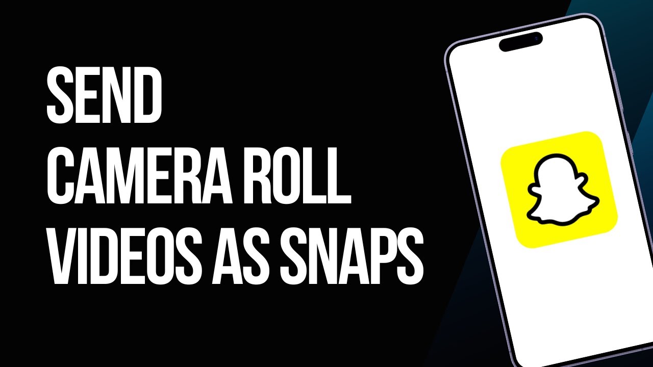 How to Send Camera Roll Videos as Snaps on Snapchat - YouTube