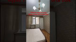 Neftçilər metrosu çıxışı 5/2m orta blok əşyalı 1 otaq kupçalı 0993661212 Babək #realestate #emlak