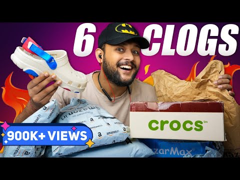 6 BEST CROCS/CLOGS/SLIDERS FOR MEN 🔥 Amazon Footwear Haul Review