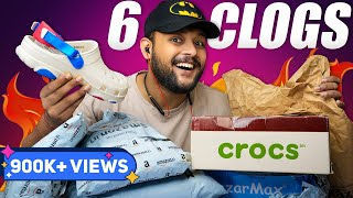 6 BEST CROCS/CLOGS/SLIDERS FOR MEN 🔥 Amazon Footwear Haul Review 2023 | ONE CHANCE screenshot 3