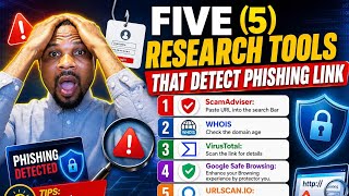 5 RESEARCH TOOLS THAT WILL HELP YOU IDENTIFY PHISHING LINK