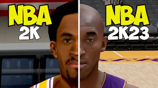 Evolution of Kobe Bryant  In NBA 2K Games  (NBA 2K - NBA 2K23)