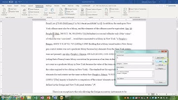 Appellate Brief Formatting: Generating a Table of Authorities