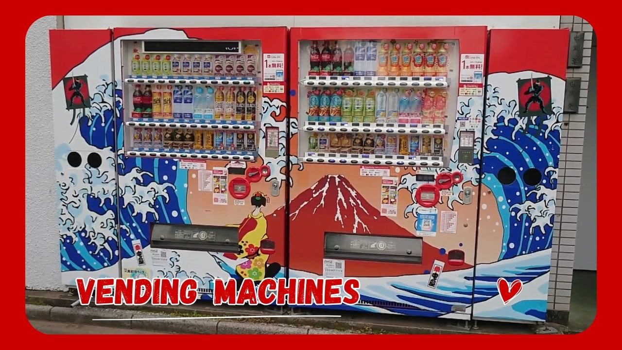 10 beautiful Japanese vending machines in TOKYO that you must 100% see, JP