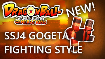 Trying the NEW SSJ4 Gogeta Fighting Style || DBOG ||