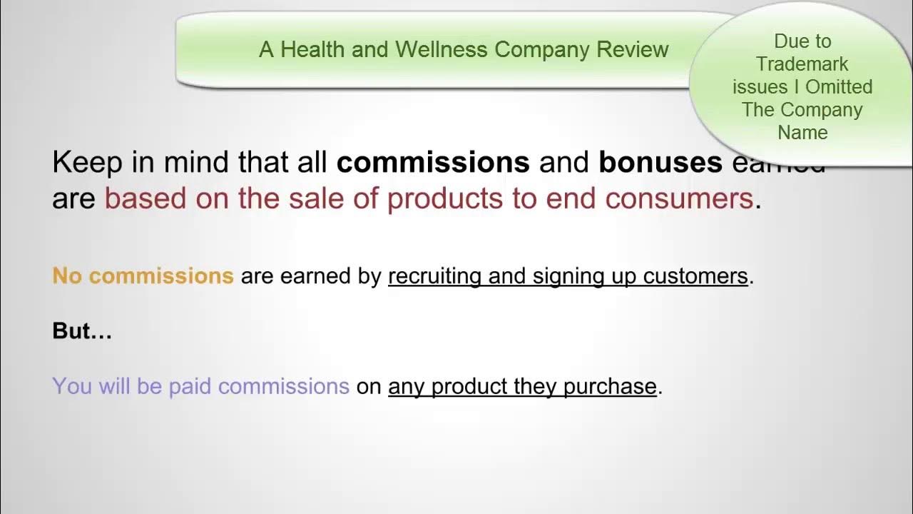 Melaleuca Review Affiliate Program Comp Plan YouTube
