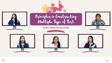 Principles in Constructing Multiple Type of Test