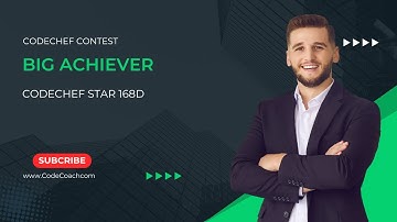 CodeChef Contest || Starters 168D || Big Achiever SOLUTION