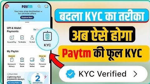 Paytm Payment Bank Re-Active Kaise Kare |Paytm Kyc Kaise Kare | Paytm Full KYC