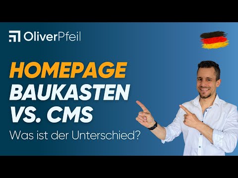 Homepage Baukasten vs.