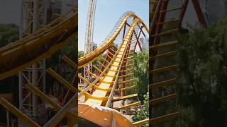 The WEIRDEST Hyper Roller Coaster Ever 🦅🎶 #shorts #rollercoaster