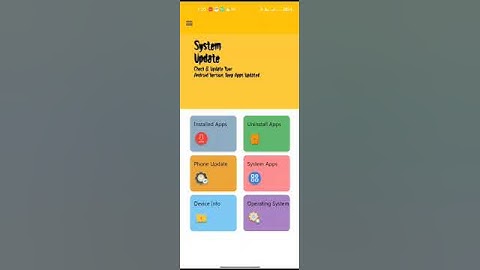 Software Update: Upgrade Apps
