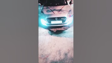 Maruti Swift 2023 model fog lamp DRL Installation