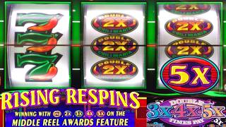 Double Gold RISING RESPINS + Double Chili Mania Respin + 2x 3x 4x 5x Times Pay slots! 3 Reel slots!  screenshot 4