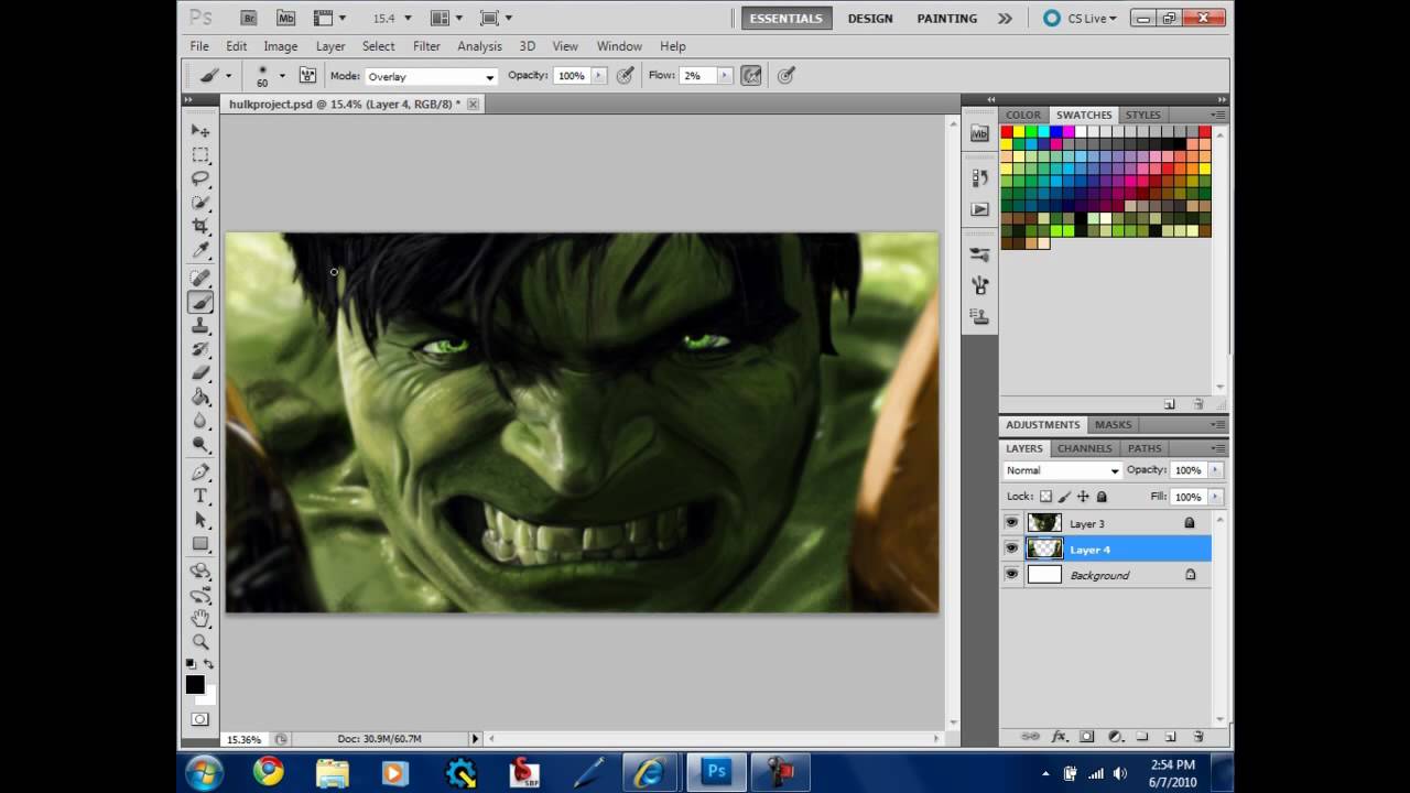 HULK speed painting